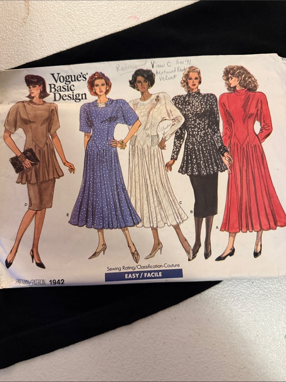 Vogue pattern #1942